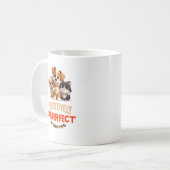 Begleiter liebt Geschenk der Tasse, positive Wirku Kaffeetasse (Vorderseite Links)
