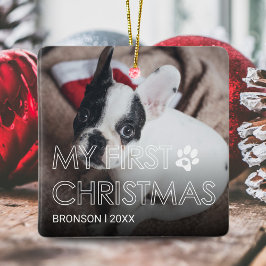 Begleiter meine erste Weihnachtsschmuck-Keramik Keramikornament