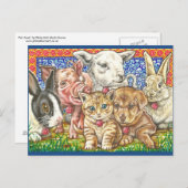 "Begleiter; Nahrung." Postkarte (Vorne/Hinten)