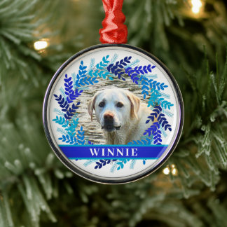 Begleiter Personalisiertes Foto Weihnachtsfest Ornament Aus Metall