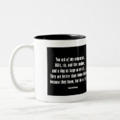 Begleiter Zweifarbige Tasse (Links)