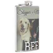 Begleithelfer tragen den Namen Foto Tier Liebe hin Flachmann (Rechts)