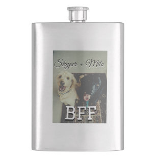 Begleithelfer tragen den Namen Foto Tier Liebe hin Flachmann