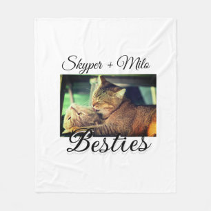 Begleithelfer tragen den Namen Foto Tier Liebe hin Fleecedecke