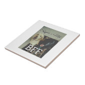 Begleithelfer tragen den Namen Foto Tier Liebe hin Fliese (Seite)