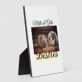 Begleithelfer tragen den Namen Foto Tier Liebe hin Fotoplatte (Seite)