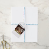 Begleithelfer tragen den Namen Foto Tier Liebe hin Geschenkanhänger (Mit Garn)