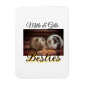 Begleithelfer tragen den Namen Foto Tier Liebe hin Magnet (Vertikal)