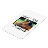 Begleithelfer tragen den Namen Foto Tier Liebe hin Magnet (Linke Seite)