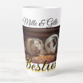 Begleithelfer tragen den Namen Foto Tier Liebe hin Milchtasse (Vorderseite)