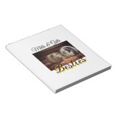 Begleithelfer tragen den Namen Foto Tier Liebe hin Notizblock (angewinkelt)