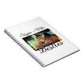 Begleithelfer tragen den Namen Foto Tier Liebe hin Notizblock (Rechte Seite)