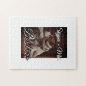 Begleithelfer tragen den Namen Foto Tier Liebe hin Puzzle (Horizontal)