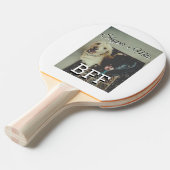 Begleithelfer tragen den Namen Foto Tier Liebe hin Tischtennis Schläger (Vorderseite)