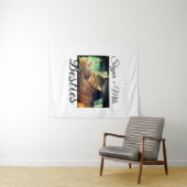 Begleithelfer tragen den Namen Foto Tier Liebe hin Wandteppich (Beispiel (Horizontal))