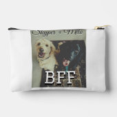 Begleithelfer tragen den Namen Foto Tier Liebe hin Zubehörtasche (Rückseite)