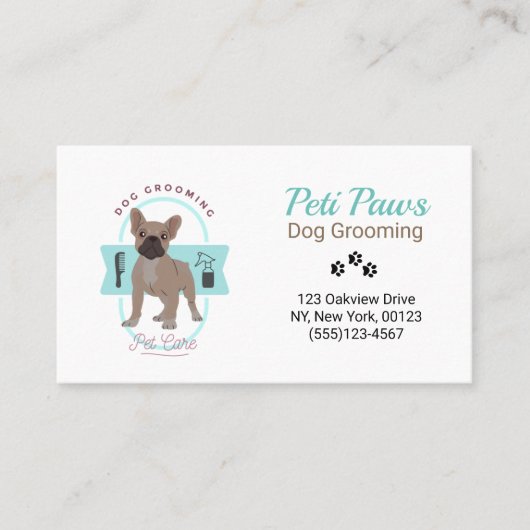 Begleithunddienst Visitenkarte (Vorderseite)