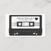 Begleitkarte zum Mix (Rückseite)