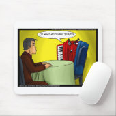 Begleitung an wen lustige Geschenke T-Shirts & Kar Mousepad (Mit Mouse)