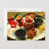 Begleitung für iranischen Tee Postkarte (Vorne/Hinten)