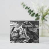 Begleitung zu Eulen Postkarte (Stehend Vorderseite)