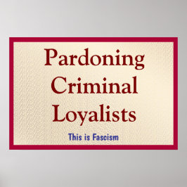 Begnadigung krimineller Loyalisten Poster