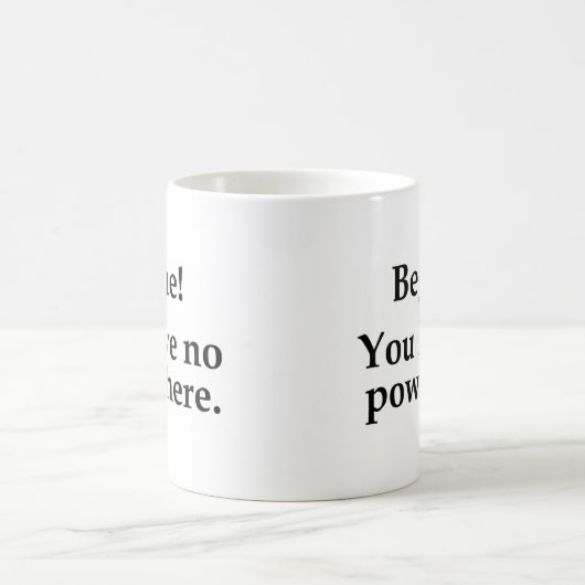 Begone! Kaffeetasse (Mittel)