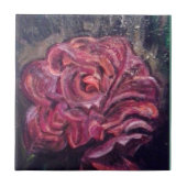 Begonia 1947 Ansel Adams Inspiriert Fliese (Vorderseite)