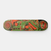 Begonia Abstrakt 2 Skateboard (Horizontal)