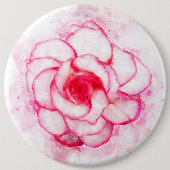 Begonia Blume Aquarell - wb1 Button (Vorderseite)