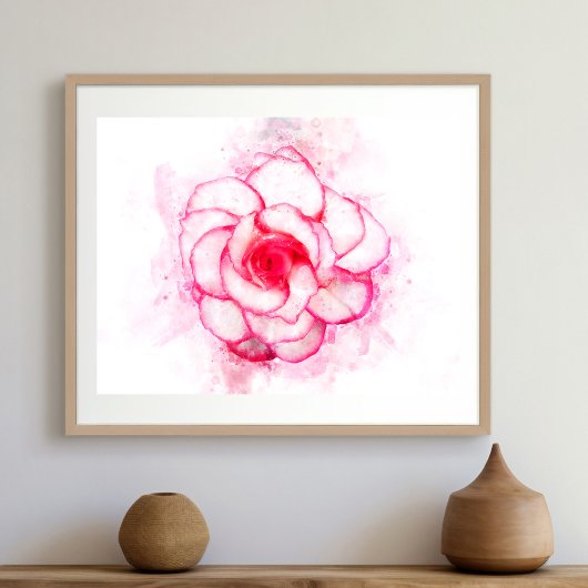 Begonia Blume Aquarell - wb1 Fotodruck