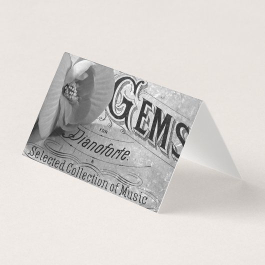 Begonia Gems Pianoforte Card (Vorderseite)