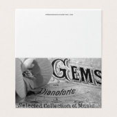 Begonia Gems Pianoforte Card (Außenseite Aufgefaltet)