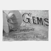 Begonia Gems Pianoforte Geschirrtuch (Horizontal)