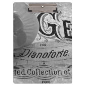 Begonia Gems Pianoforte Klemmbrett (Vorderseite)