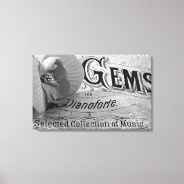 Begonia Gems Pianoforte Leinwanddruck