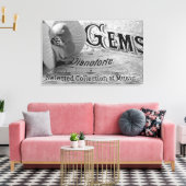 Begonia Gems Pianoforte Leinwanddruck (Insitu (Wohnzimmer))