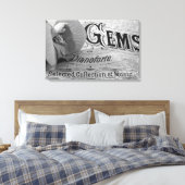 Begonia Gems Pianoforte Leinwanddruck (Insitu (Schlafzimmer))