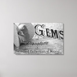 Begonia Gems Pianoforte Leinwanddruck