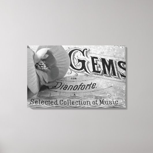 Begonia Gems Pianoforte Leinwanddruck (Vorderseite)