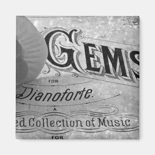 Begonia Gems Pianoforte Magnet (Vorne)
