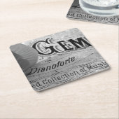 Begonia Gems Pianoforte Rechteckiger Pappuntersetzer (angewinkelt)