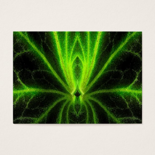 Begonia Leaf Abstrakt ATC (Vorderseite)