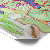 Begonia und Philodendron Poster (Ecke)