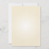 Begonias Floral Wedding Einladung (Rückseite)