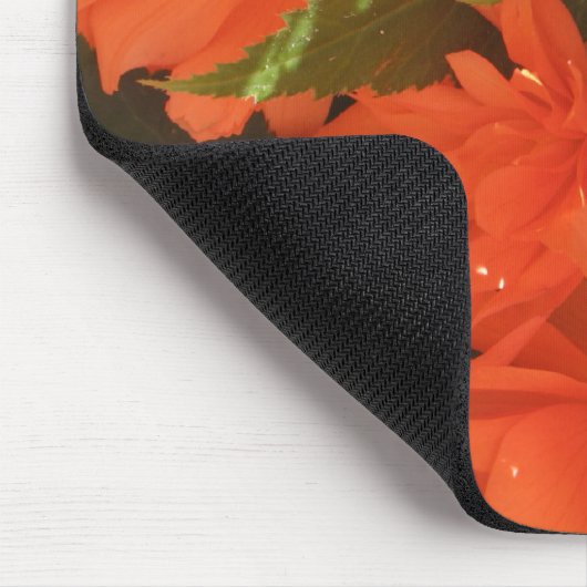 Begonias Foto Mousepad (Ecke)