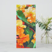 BEGONIAS KARTE (Stehend Vorderseite)