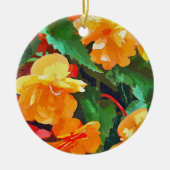 BEGONIAS KERAMIK ORNAMENT (Vorne)