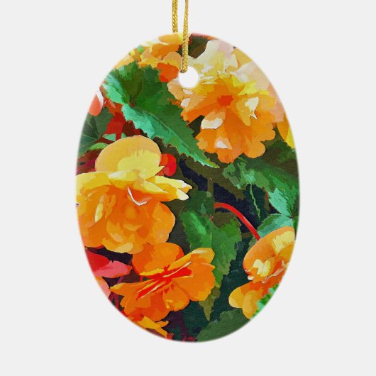 BEGONIAS KERAMIKORNAMENT (Hinten)