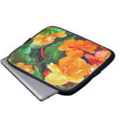 BEGONIAS LAPTOPSCHUTZHÜLLE (Vorne Knopf)